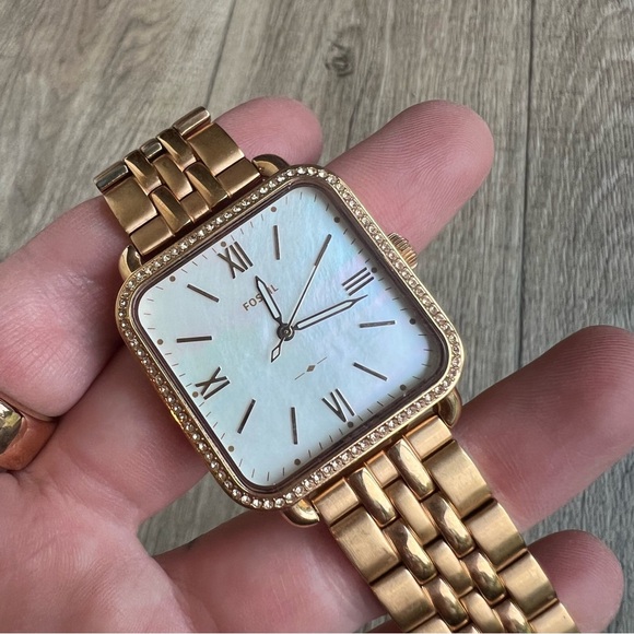 Fossil ES4269 rose gold watch women’s 18mm working Micah - Picture 2 of 6